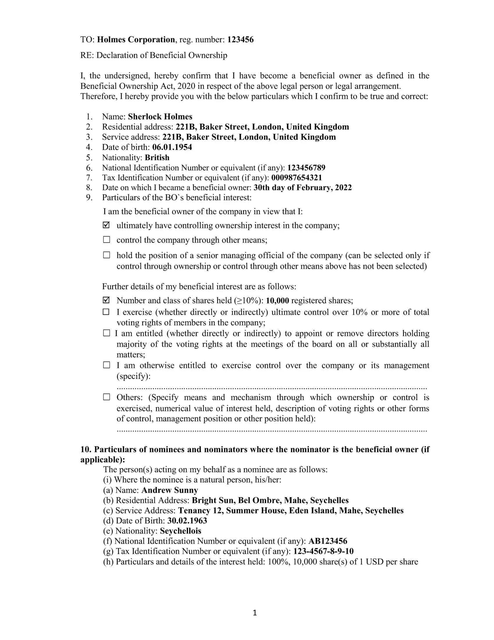 Последние изменения по подаче информации в Реестр бенефициаров на Сейшелах